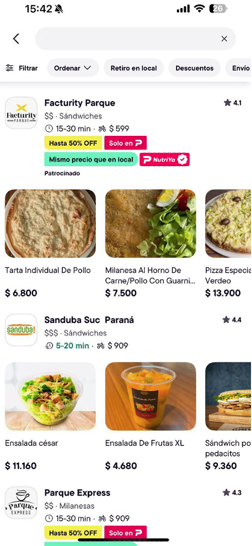 Mockup de NutriYA